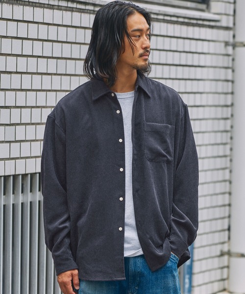 マルチファンクショナル オーバーサイズ コーデュロイレギュラーカラー