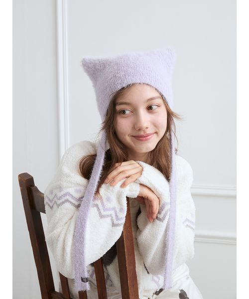 猫耳バラクラバ HALLOWEEN】猫耳バラクラバ（ニットキャップ/ビーニー）｜gelato pique