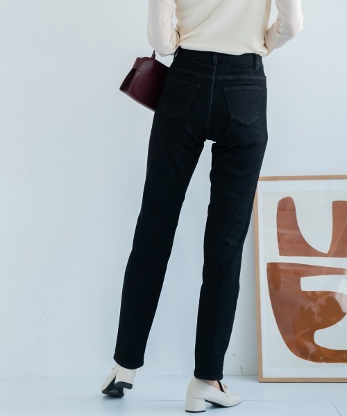 slattgir（スラットジール）の「【選べる2レングス】高身長　リニューアル版すごのびストレッチデニムスリムストレートパンツ　丈長め・トールサイズ（デニムパンツ・レディース・ブルー/ブラック/ネイビー・TM1/TL1/TLL1/T3L1/T4L1/T5L1/TM2/TL2/TLL2/T3L2/T4L2/T5L2）」の18枚目の写真