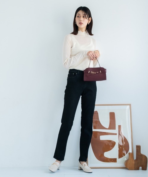 slattgir（スラットジール）の「【選べる2レングス】高身長　リニューアル版すごのびストレッチデニムスリムストレートパンツ　丈長め・トールサイズ（デニムパンツ・レディース・ブルー/ブラック/ネイビー・TM1/TL1/TLL1/T3L1/T4L1/T5L1/TM2/TL2/TLL2/T3L2/T4L2/T5L2）」の20枚目の写真