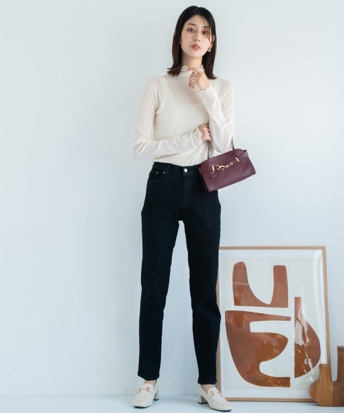 slattgir（スラットジール）の「【選べる2レングス】高身長　リニューアル版すごのびストレッチデニムスリムストレートパンツ　丈長め・トールサイズ（デニムパンツ・レディース・ブルー/ブラック/ネイビー・TM1/TL1/TLL1/T3L1/T4L1/T5L1/TM2/TL2/TLL2/T3L2/T4L2/T5L2）」の21枚目の写真