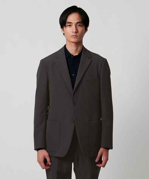 ドビー シングル 2ボタン シングル テーラードジャケット UA COZY