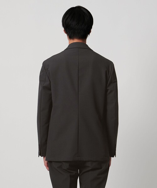 UNITED ARROWS（ユナイテッドアローズ）の「ドビー シングル 2ボタン シングル テーラードジャケット UA COZY ウォッシャブル 2WAYストレッチ はっ水 着用シワ（テーラードジャケット・メンズ・ダークグレー/モカ・S/L/XL/XXL/M）」の16枚目の写真