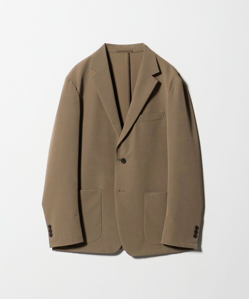 UNITED ARROWS（ユナイテッドアローズ）の「ドビー シングル 2ボタン シングル テーラードジャケット UA COZY ウォッシャブル 2WAYストレッチ はっ水 着用シワ（テーラードジャケット・メンズ・ダークグレー/モカ・S/L/XL/XXL/M）」の20枚目の写真
