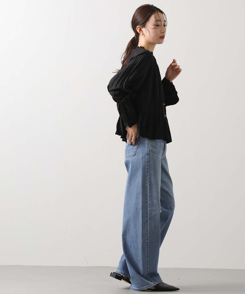 ワッシャーフリル2WAYブラウス（シャツ/ブラウス）｜Gready