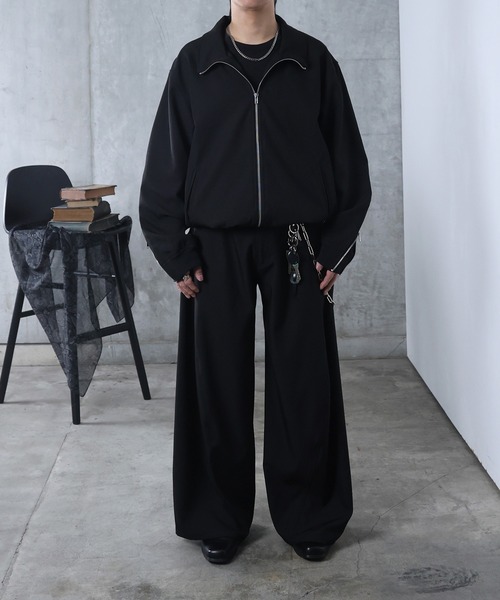 Confirm(コンファーム)の「AW ドローコード スタンド ドロスト ダブルジップブルゾン ユニセックス 【Confirm】(ブルゾン・メンズ・グレー/ブラック・M/L)」の10枚目の写真