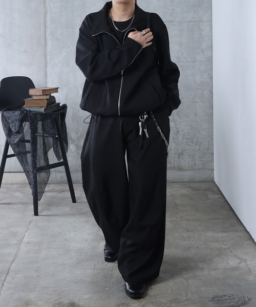 Confirm(コンファーム)の「AW ドローコード スタンド ドロスト ダブルジップブルゾン ユニセックス 【Confirm】(ブルゾン・メンズ・グレー/ブラック・M/L)」の22枚目の写真