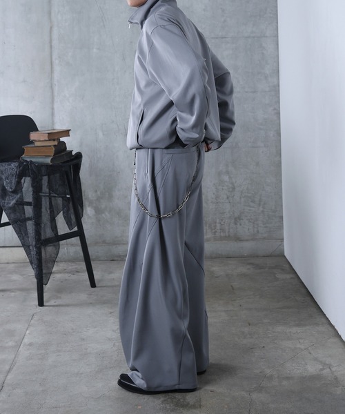 Confirm(コンファーム)の「AW ドローコード スタンド ドロスト ダブルジップブルゾン ユニセックス 【Confirm】(ブルゾン・メンズ・グレー/ブラック・M/L)」の20枚目の写真