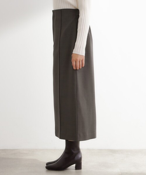 grove（グローブ）の「【カセット服】洗えるストレートシルエットスカート（スカート・レディース・ブラウン系その他/ネイビー系5/ライトベージュ・02/03/05/04/01）」の18枚目の写真