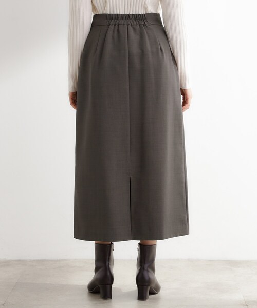 grove（グローブ）の「【カセット服】洗えるストレートシルエットスカート（スカート・レディース・ブラウン系その他/ネイビー系5/ライトベージュ・02/03/05/04/01）」の19枚目の写真