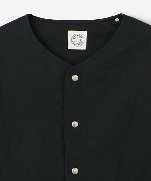 ORCIVAL | ノーカラー キルティングジャケット WOMEN（ノーカラー