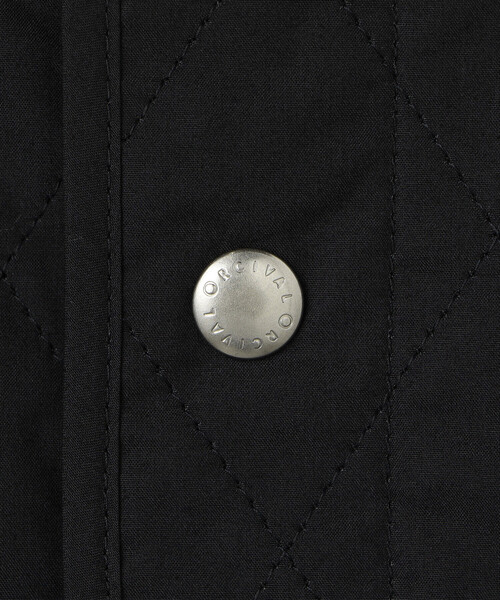 ORCIVAL（オーシバル）の「ORCIVAL | ノーカラー キルティングジャケット WOMEN（ノーカラージャケット・レディース・チャコール/ダークネイビー/オフホワイト・1/2）」の10枚目の写真