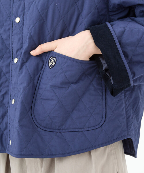 ☆Orcival ☆ノーカラーキルティングダウンジャケット サイズ1 Bshop｜ORCIVAL | ノーカラー キルティングジャケット WOMEN