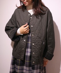 ORCIVAL | ORCIVAL | ノーカラー キルティングジャケット WOMEN(ノーカラージャケット)