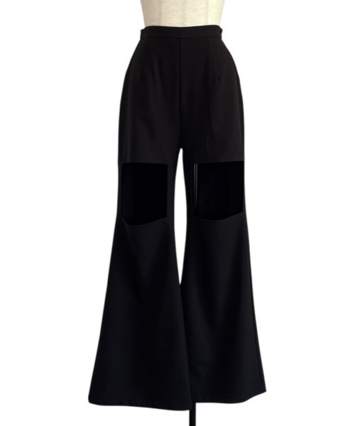 MAISON ELLIE(メゾンエリー)の「square cut-off pants(スラックス・レディース・グレー/ブラック/アイボリー・FREE)」の15枚目の写真