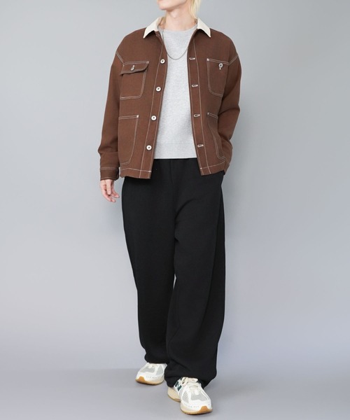 セール】カバーオールジャケット/フェイクスエード/ユニセックス