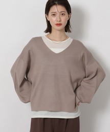 LAKOLE | ミラノリブVネックプルオーバー / 575964(ニット/セーター)