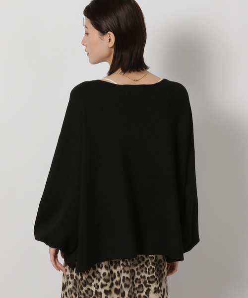 LAKOLE（ラコレ）の「ミラノリブVネックプルオーバー / 575964（ニット/セーター・レディース・アイボリー/ブラック/レッド/モカ・FREE）」の12枚目の写真