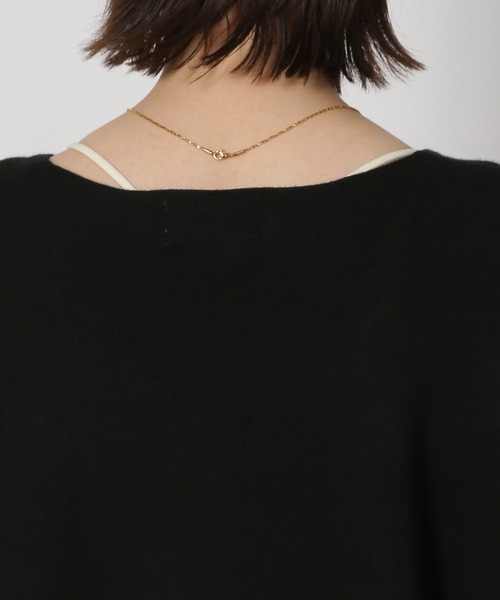 LAKOLE（ラコレ）の「ミラノリブVネックプルオーバー / 575964（ニット/セーター・レディース・アイボリー/ブラック/レッド/モカ・FREE）」の18枚目の写真