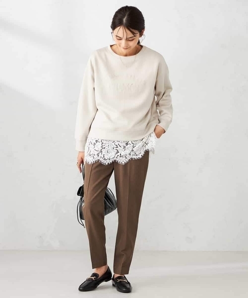 a.v.v(アーヴェヴェ)の「レースヘムタンクトップ(タンクトップ・レディース・アイボリー・40/38/36)」の11枚目の写真