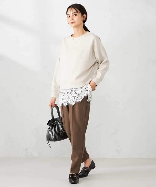 a.v.v(アーヴェヴェ)の「レースヘムタンクトップ(タンクトップ・レディース・アイボリー・40/38/36)」の14枚目の写真