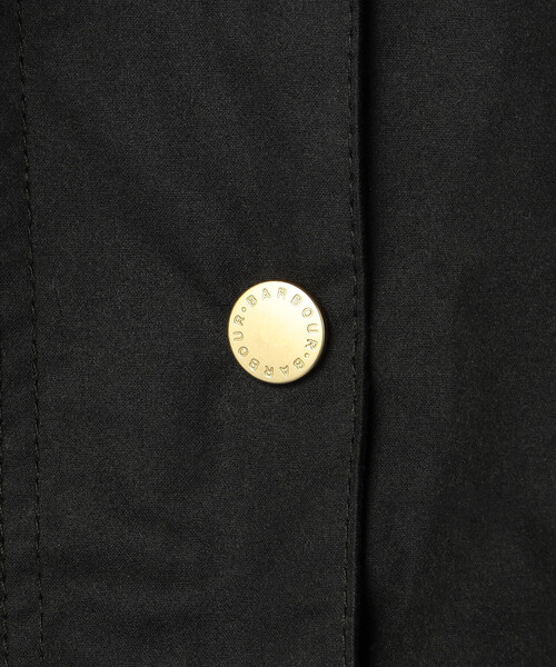 Barbour(バブアー)の「barbour/バブアー cropped beadnell wax jacket / LWX1403 / ビードネル ワックス ジャケット クロップドレングス(ブルゾン・レディース・ブラック/オリーブ・8/10/12)」の8枚目の写真