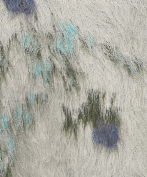 mysty woman（ミスティウーマン）の「フラワージャガードシャギーニット 603614（ニット/セーター・レディース・ブラック/アイボリー/ベージュ・FREE）」の17枚目の写真