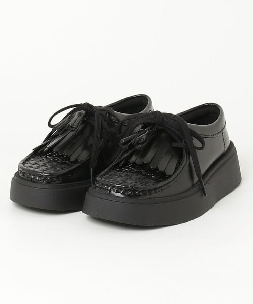 Clarks(クラークス)の「クラークス Torview W トービューW カジュアルシューズ(モカシン/デッキシューズ・レディース・パープル/ブラック・55/50/45/40/35/30)」の2枚目の写真