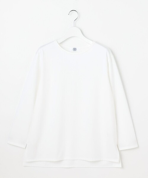 J.PRESS(ジェイプレス)の「レイヤードジャージー Tシャツ カットソー(Tシャツ/カットソー・レディース・ホワイト系・MEDIUM/LARGE)」の2枚目の写真