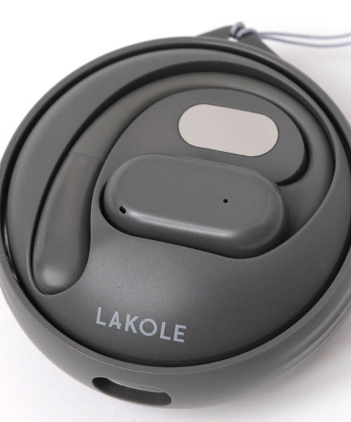 LAKOLE（ラコレ）の「オープンイヤーイヤホン / 591532（ヘッドフォン/イヤホン・レディース・チャコール/アイボリー・FREE）」の5枚目の写真