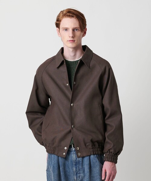 BEAUTY&YOUTH UNITED ARROWS(ビューティーアンドユースユナイテッドアローズ)の「スムース ダック ブルゾン(ブルゾン・メンズ・ダークブラウン/ブラック・M/S/L/XL)」の1枚目の写真