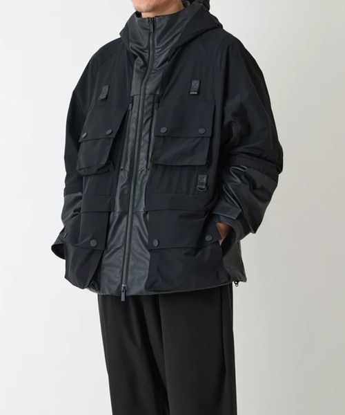 WHITE MOUNTAINEERING(ホワイトマウンテニアリング)の「【White Mountaineering/ホワイトマウンテニアリング】WINDSTOPPER ZIP OFF MOUNTAIN PARKA(テーラードジャケット・メンズ・ブラック・1/2/3)」の5枚目の写真