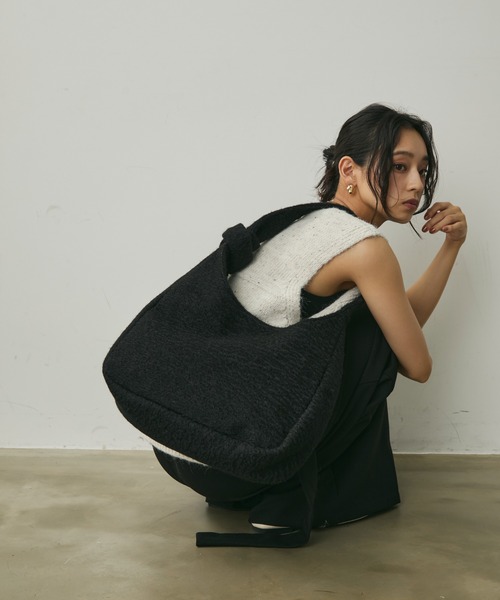 Lunea（ルネア）の「ワンハンドルトートバッグ（トートバッグ・レディース・ブラック/ブラウン・FREE）」の6枚目の写真