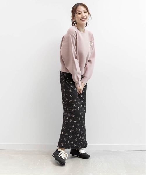 RANDA(ランダ)の「サテンマーメイドロングスカート(スカート・レディース・ピンク/クリーム/ブラック・0/1)」の12枚目の写真