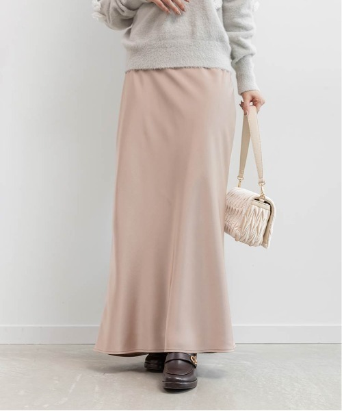RANDA(ランダ)の「サテンマーメイドロングスカート(スカート・レディース・ピンク/クリーム/ブラック・0/1)」の16枚目の写真