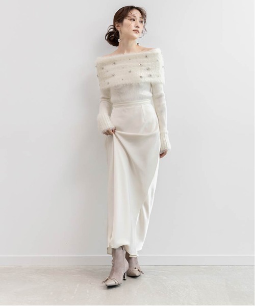 RANDA(ランダ)の「サテンマーメイドロングスカート(スカート・レディース・ピンク/クリーム/ブラック・0/1)」の22枚目の写真