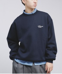 Adoon plain | WAVE LOGO DRAECORD SWEAT / ウェーブロゴドローコード裏起毛スウェット(スウェット)