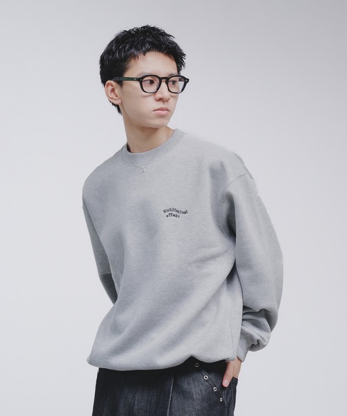WAVE LOGO DRAECORD SWEAT / ウェーブロゴドローコード裏起毛