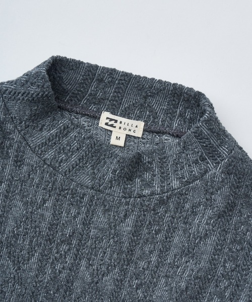 BILLABONG(ビラボン)の「BILLABONG レディース KNIT LIKE BABY FIT L セーター 【2025年秋冬モデル】 @autumn/ビラボンクロップド丈タイトボトルネックニットセーター(ニット/セーター・レディース・アイボリー/グレー/スミクロ・MEDIUM)」の10枚目の写真