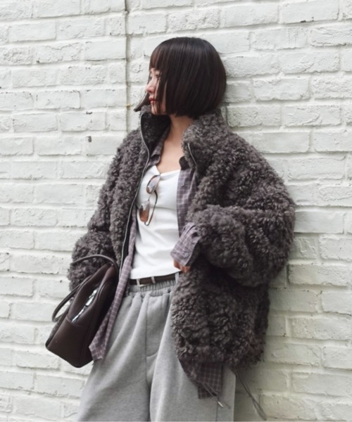 ボアボリュームブルゾン（ブルゾン）｜TEEN BOOP（ティーンブープ）の