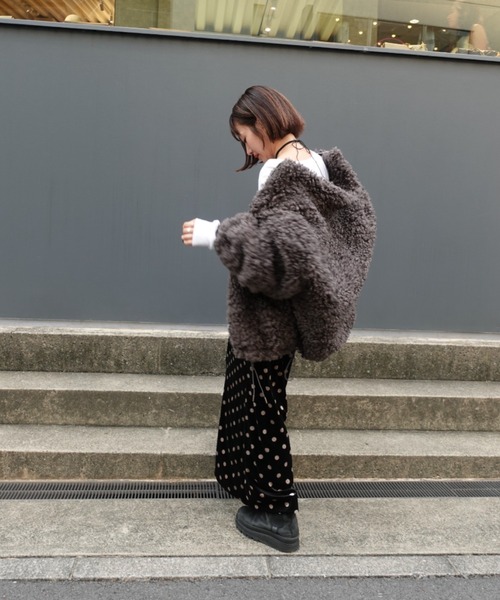 ボアボリュームブルゾン（ブルゾン）｜TEEN BOOP（ティーンブープ）の