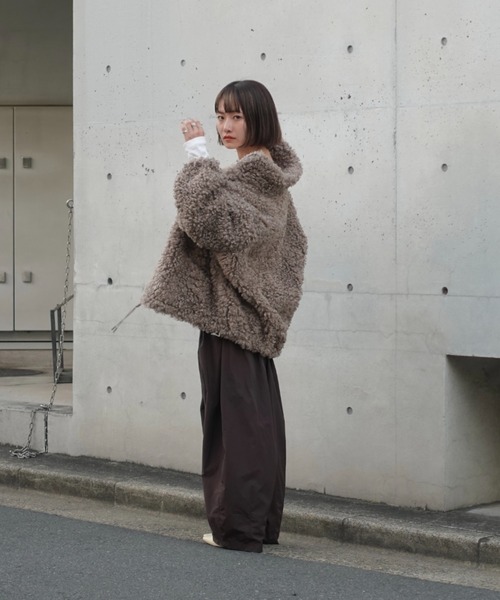 ボアボリュームブルゾン（ブルゾン）｜TEEN BOOP（ティーンブープ）の