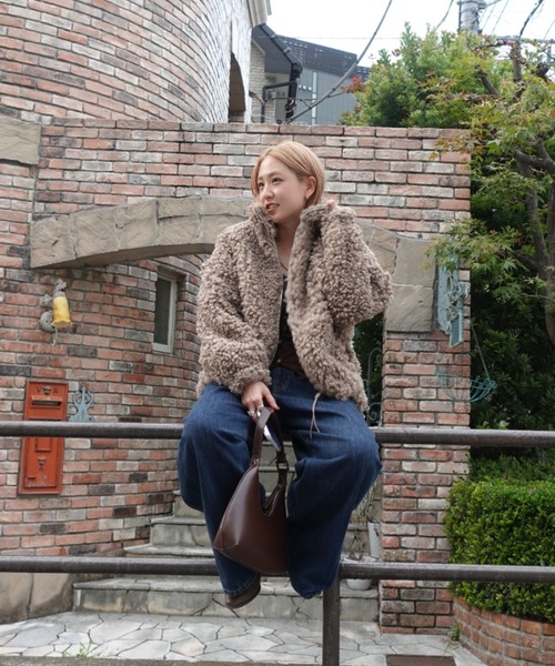 ボアボリュームブルゾン（ブルゾン）｜TEEN BOOP（ティーンブープ）の