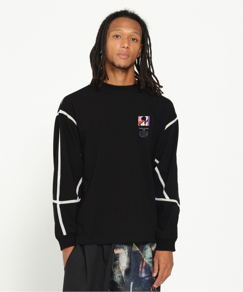 STOF(ストフ)の「COMPLEXITY BORDER L/S TEE(Tシャツ/カットソー・メンズ・ネイビー/ブラック/グレー・S/M)」の2枚目の写真