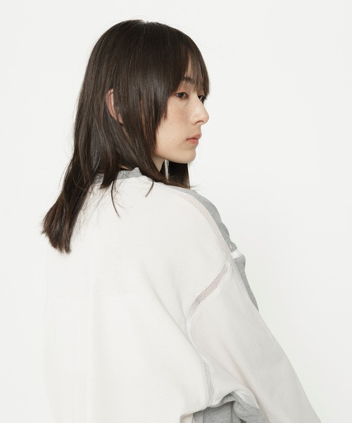 STOF(ストフ)の「COMPLEXITY BORDER L/S TEE(Tシャツ/カットソー・メンズ・ネイビー/ブラック/グレー・S/M)」の6枚目の写真