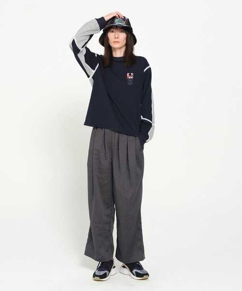 STOF(ストフ)の「COMPLEXITY BORDER L/S TEE(Tシャツ/カットソー・メンズ・ネイビー/ブラック/グレー・S/M)」の10枚目の写真