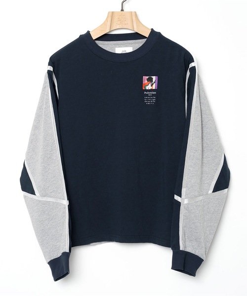 STOF(ストフ)の「COMPLEXITY BORDER L/S TEE(Tシャツ/カットソー・メンズ・ネイビー/ブラック/グレー・S/M)」の16枚目の写真
