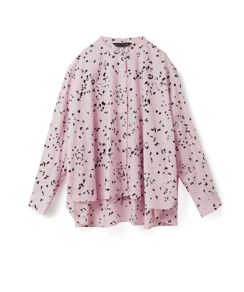 ナ*ナ様 新品タグ付き　26SS miziuro ind プリントバックギャザー mizuiro ind プリントバックギャザーシャツ（シャツ/ブラウス