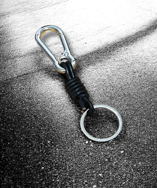 セール】レザー カラビナ キーリング ストラップ（キーホルダー