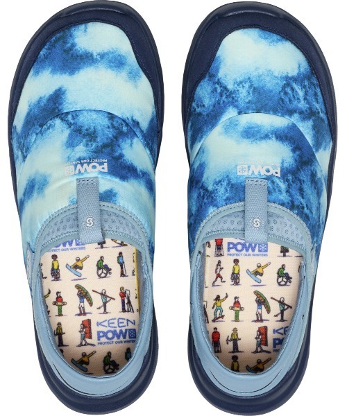 KEEN（キーン）の「WHYSER / ワイザー / メンズ スリッポン スニーカー ★Collaboration with POW（スリッポン・メンズ・ブルー系その他・25cm/25.5cm/26cm/26.5cm/27cm/27.5cm/28cm/28.5cm/29cm）」の9枚目の写真